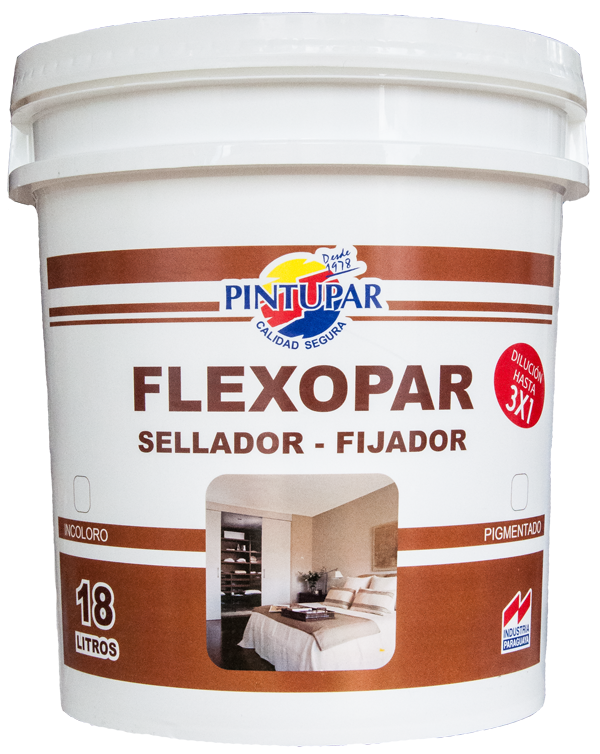 FLEXOPAR - Sellador fijador al agua - Pintupar